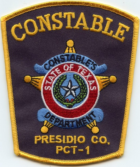 PRESIDIO COUNTY TEXAS TX Precinct 1 CONSTABLE sheriff police PATCH eBay