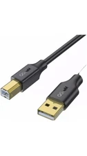 QGeeM USB Printer Cable 10FT USB Type A Male to Type B Male Printer Scanner NEW!