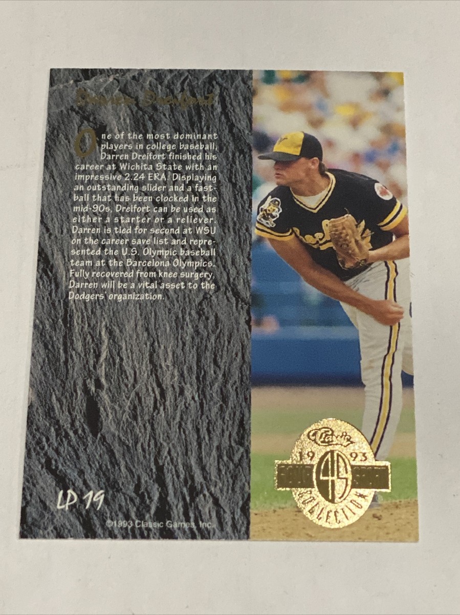 Vtg 1993 Classic Four Sport LP #LP19 DARREN DREIFORT RC #d 63400