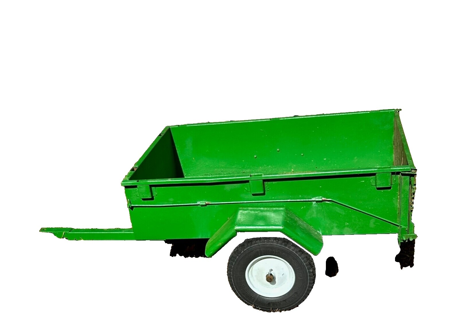 John Deere 450 Lb. 7 Cu. Ft. Tow-Behind Poly Utility Cart Riding Mower Tractor E - Foto 8