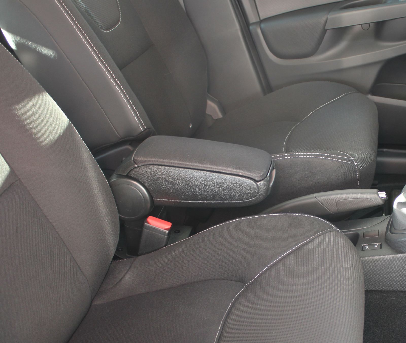 Accoudoir central auto Clio IV RHD console de rangement noire 2012-2019