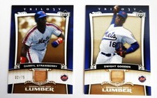 2005 UPPER DECK TRILOGY GENERATIONS PAST LUMBER STRAWBERRY 2-75 AND GOODEN 42-75