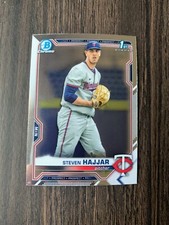 2021 Bowman Draft Chrome Steven Hajjar 1st  #BDC-161 Minnesota Twins 