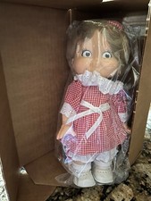 Vintage 1988 Campbell Soup Kids Girl Doll 10 inch New in Box Hairnet never Open