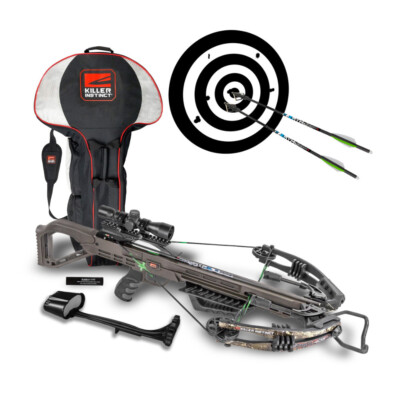 Killer Instinct Lethal 405 FPS Crossbow Hunting Broadheads Case