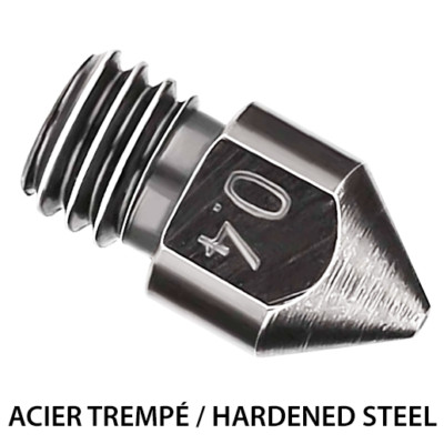 0.4mm Hardened Steel Nozzle Nozzle for Creality CR10 CR20 S4 S5 Ender 3 4 5 5...