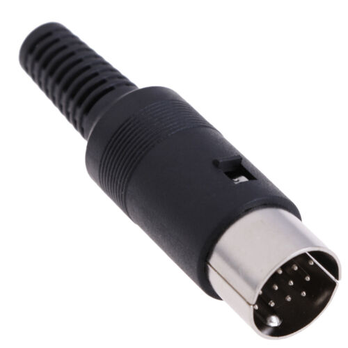 Din plug 13 pin male inline audio adapter connector for atari st kenwood icom-wp - Bild 1 von 9