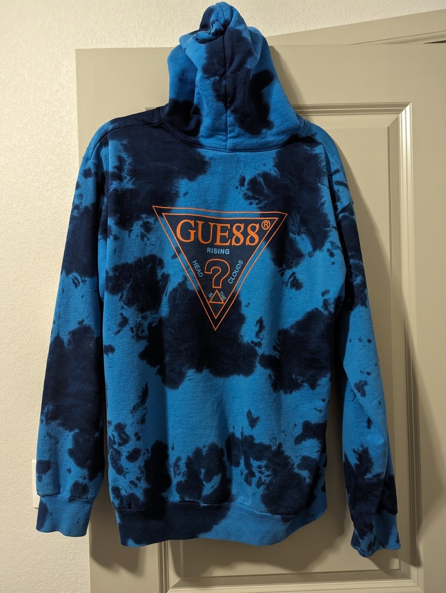 Guess x 88rising Men's Tie Dye Long Sleeve Hoodie Long