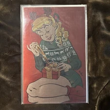 Archie Holiday Christmas Calamity # 1 Betty Pop Art Variant Comic Metal /25