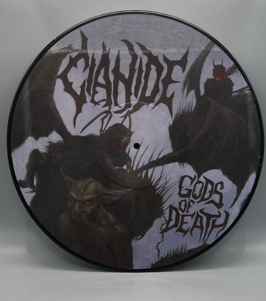 Cianide – Gods Of Death (2011 Vinyl Record) Death Metal LE Picture Disk Foto 3 de 4