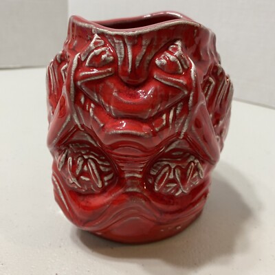 Tiki Mug  Big Toe Kreature Trophy Massacre Red Edition  Only 12 Made #9 Big Toe