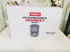 Bravex Keyless Deadbolt Keypad Entry Door Lock Zinc Alloy Sabbath Lock 100% Mech