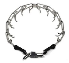 Herm Sprenger Stainless Steel Prong Dog Training Collar with Quick Release Bu...