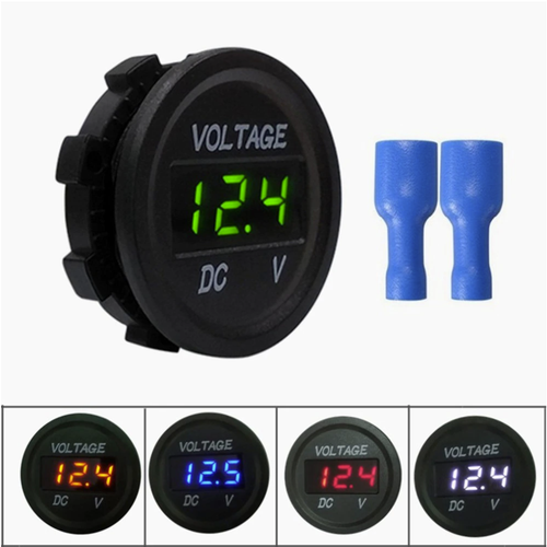 Voltanzeige Spannungsmesser LED Digital Display DC 5V-48V Auto Panel Voltmeter - Bild 1 von 6