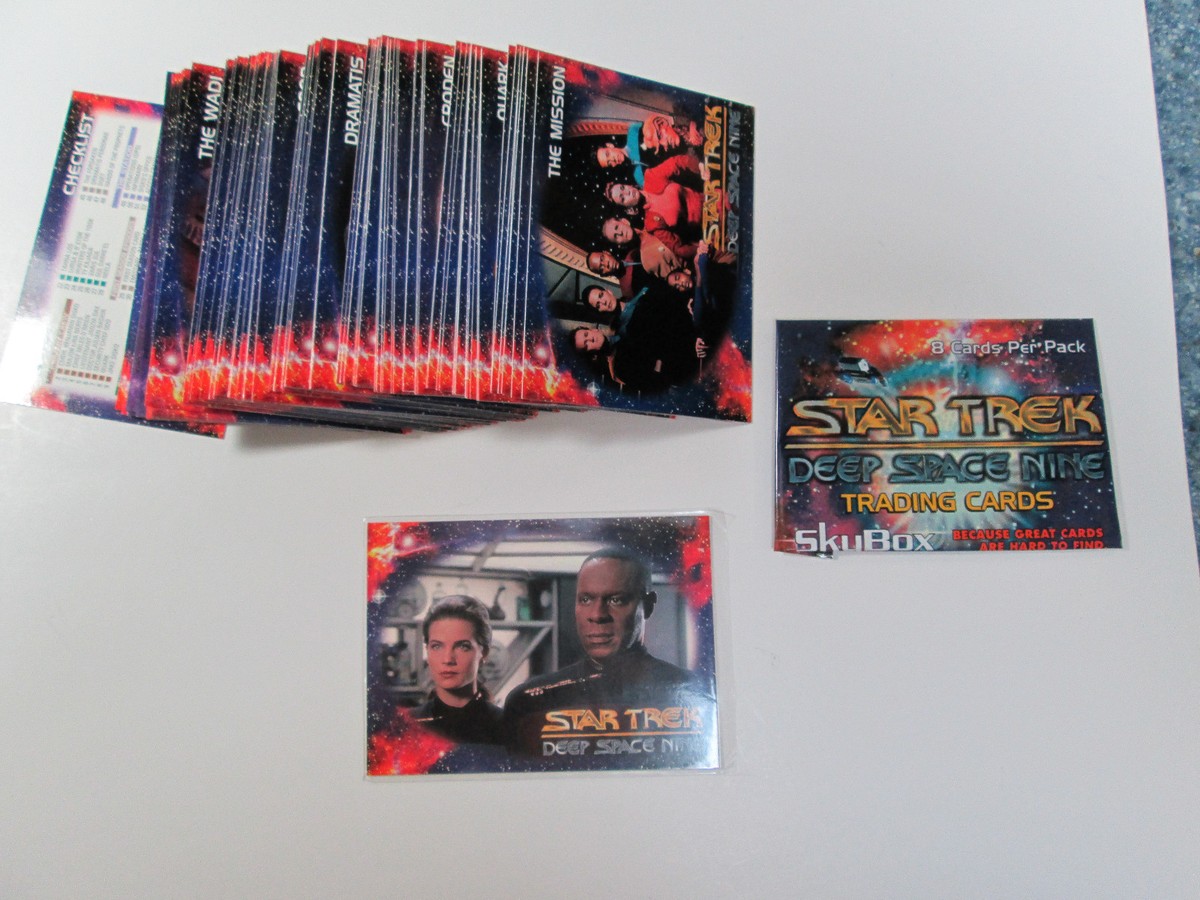 1993 STAR TREK: DEEP SPACE NINE - BASE SET ( 100 ) + 5 SPECTRA
