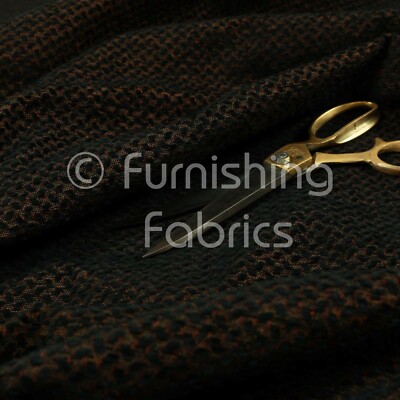 Designer kleines fallendes Blattmuster schwarze Farbe weicher Chenille Polsterstoff
