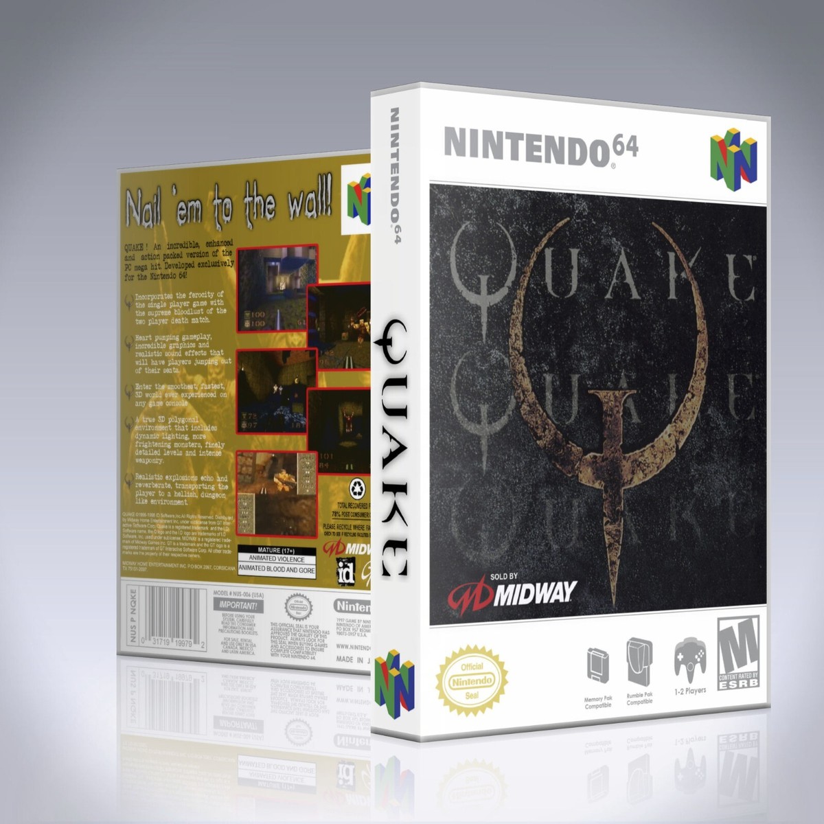 Nintendo 64 Case NO GAME Quake