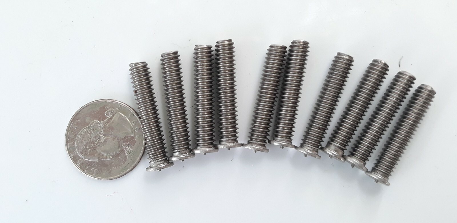 20 Count CD-Weld Threaded Studs 1/4-20 x 1 1/4" Stainless Steel