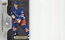 2018-19 Upper Deck Engrained Black 28/49 Lias Andersson  New York Rangers #93
