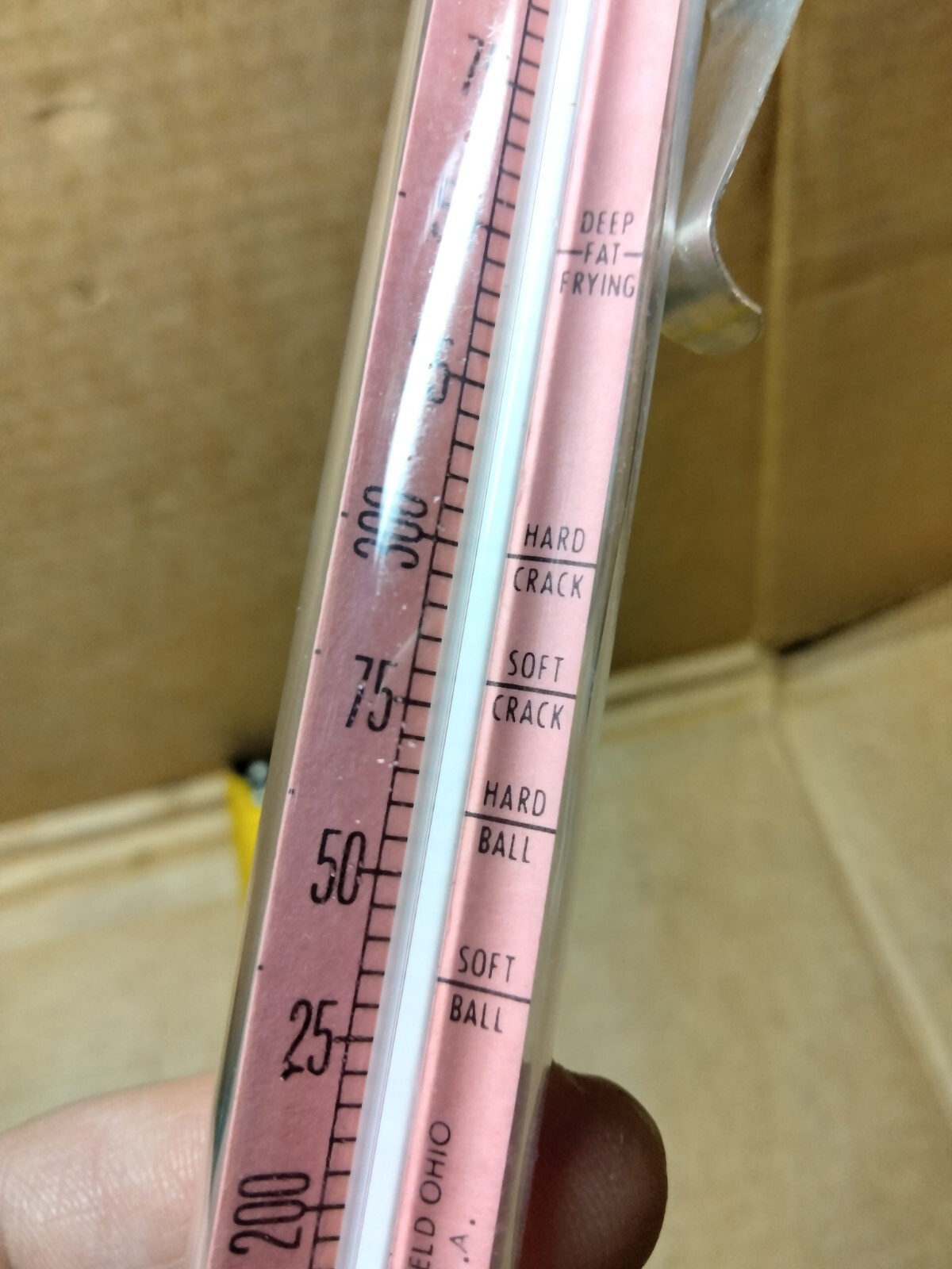 Double Duty Cooking Ohio Thermometer Co. Springfield OH Vintage Milk