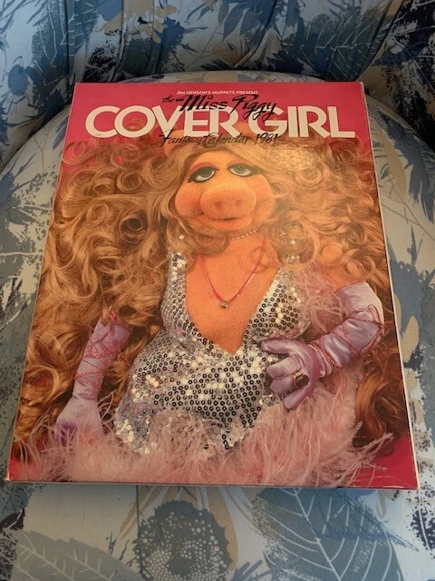 Vintage Miss Piggy Fantasy Calendar 1981 Cover Girl Jim Henson New Open Box  | eBay