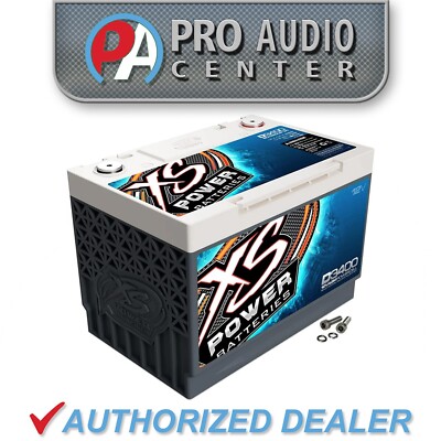 D3400 XS Power Battery 12V AGM D Series BCI Group 34 - 2500W / 4000W