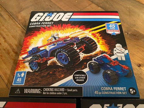 GI Joe Construction Sets Cobra FANG - Cobra Ferret & Ninja Speed Cycle - Hasbro - Picture 3 of 5