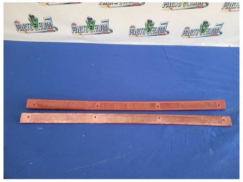 1987-1993 Ford Mustang GT LX 5.0L Pair of Door Sill Scuff Plates Red Trim 2298 - Picture 2 of 12