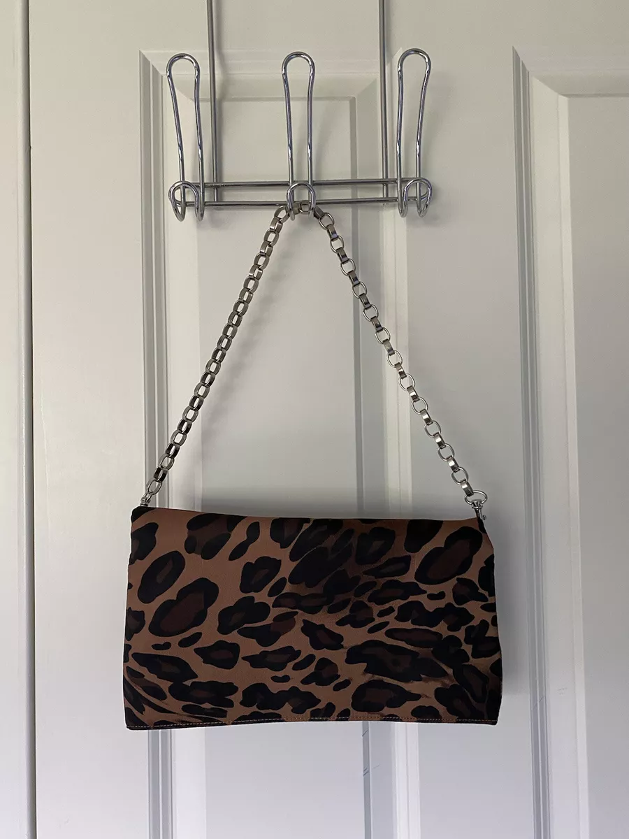 Animal Print Clutch + Strap