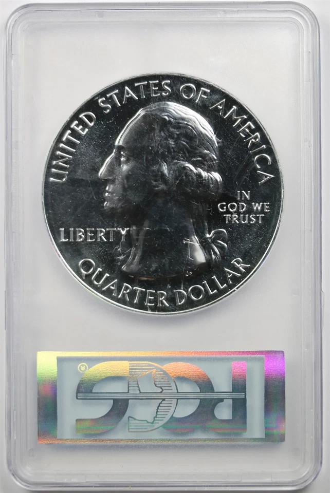 2010 5 oz Silver Hot Springs 25C PCGS F/S MS 68 DMPL America The Beautiful ATB - Image 2 of 4