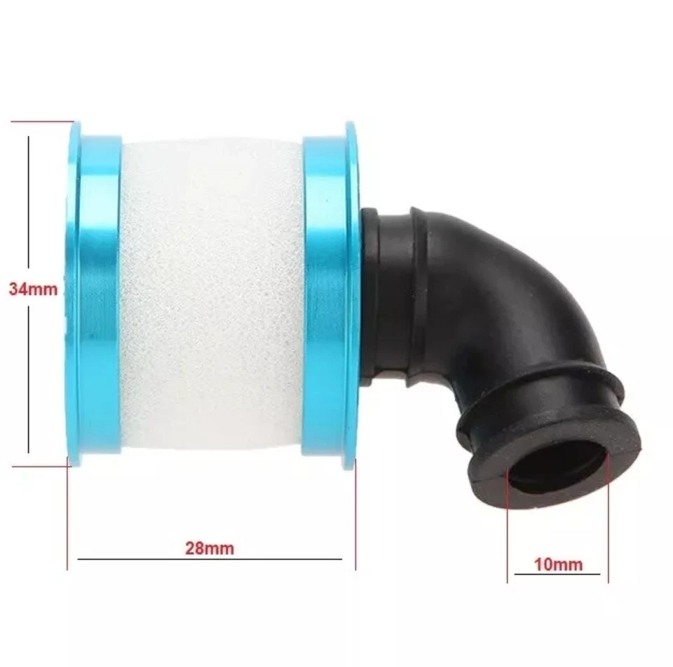 RC Aluminium Alloy Air Filter 1:10 Scale Car HPI Traxxas Tamiya, Kyosho - UK - Image 4 of 4