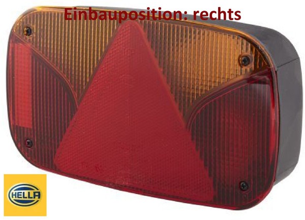 Hella 2VB998232-021 Heckleuchte Rechts RüCklicht Hecklicht RüCkleuchte-image