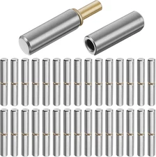 30 Pack 2-1/2" X 3/8" Weldable Barrel Hinges Heavy Duty Weld on Bullet Hinges Ca