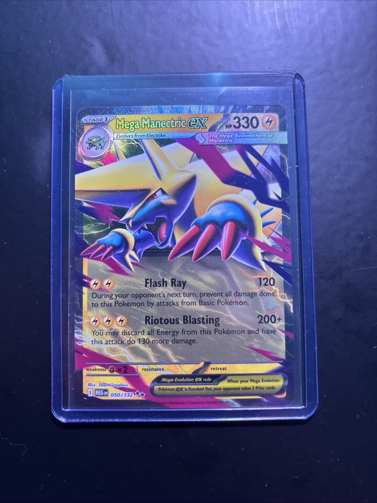 Mega Manectric ex 050/132 Me01: Mega Evolution Double Rare