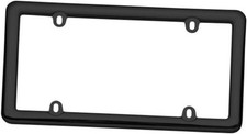 20640 Nouveau License Plate Frame Plastic 1 Frame Black