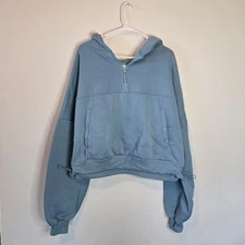 Target X Popflex Blogilates Viral Marshmallow Fleece Lined Thick Zip Sweatshirt 