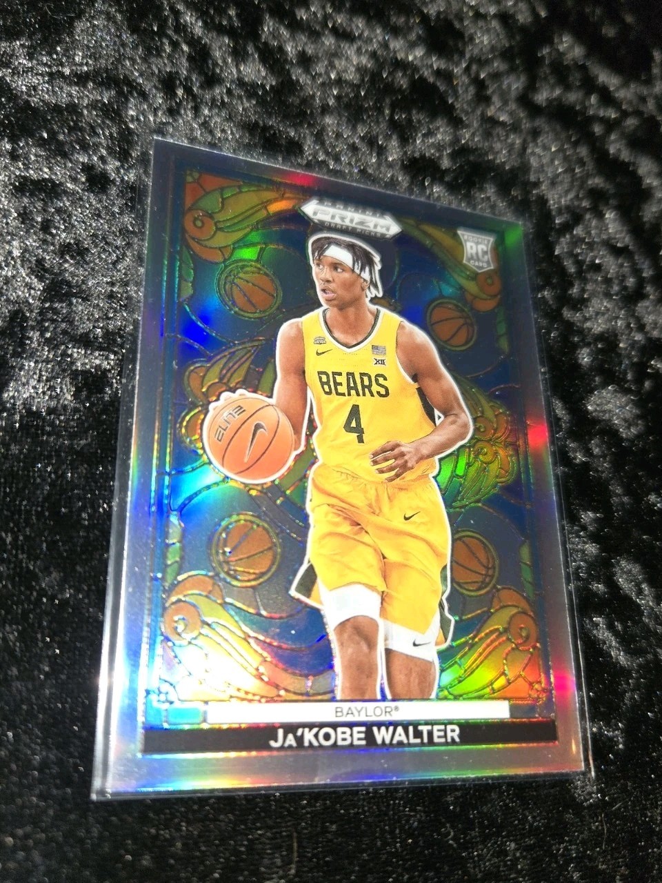 2024 Panini Prizm Draft Picks Ja'Kobe Walter Stained Glass Prizm Insert Rookie