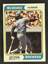 1974 Topps George Scott Milwaukee Brewers #27