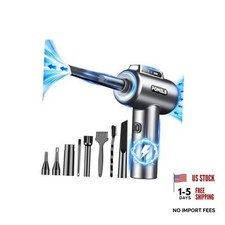 Compressed Air Duster, 110000RPM Ultra-Powerful Electric Air Duster with VC022
