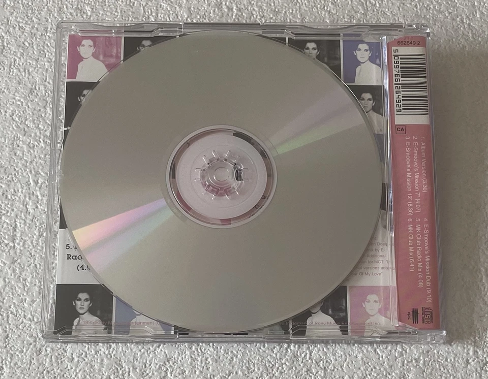 CELINE DION ~ MISLED ~ 1995 UK 6-TRACK REMIX CD SINGLE ~ EPIC 662649 2 - Image 4 of 4