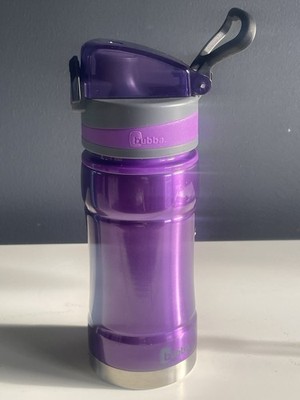 Bubba Kids Insulated Water Bottle Purple Flip Lid Leakproof Stainless Steel 12oz