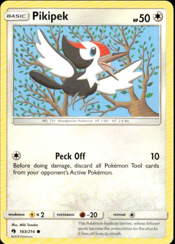 PIKIPEK 163/214 LOST THUNDER COMMON POKEMON MIKI TANAKA