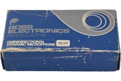 Ross Electronics RE-317 Omnidirektionales dynamisches Mikrofon 5000 Ohm