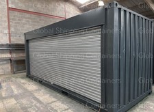 20ft x 8ft Roller Shutter Shipping Container - bar - shop (REFGSC0074)