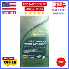 Eye Vitamin & Mineral Supplement 90ct Vision Clarity Retina & Eye Health Support