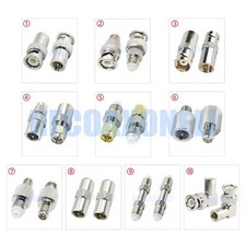 1x FME Male Female to BNC SMA FME Male Female Plug Jack Coax Connector Adapter