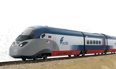 Hornby Amtrak Acela High Speed 1:87 HO Gauge Electric Model Train Set R1000T