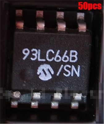 50Pcs Microchip Ic Eeprom 93LC66B/SN 4Kbit 2Mhz 8Soic Ic nz