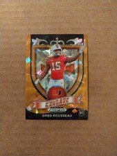 2021 Panini Prizm Draft Picks Orange Ice Crusade 179 Greg Rousseau RC Rookie