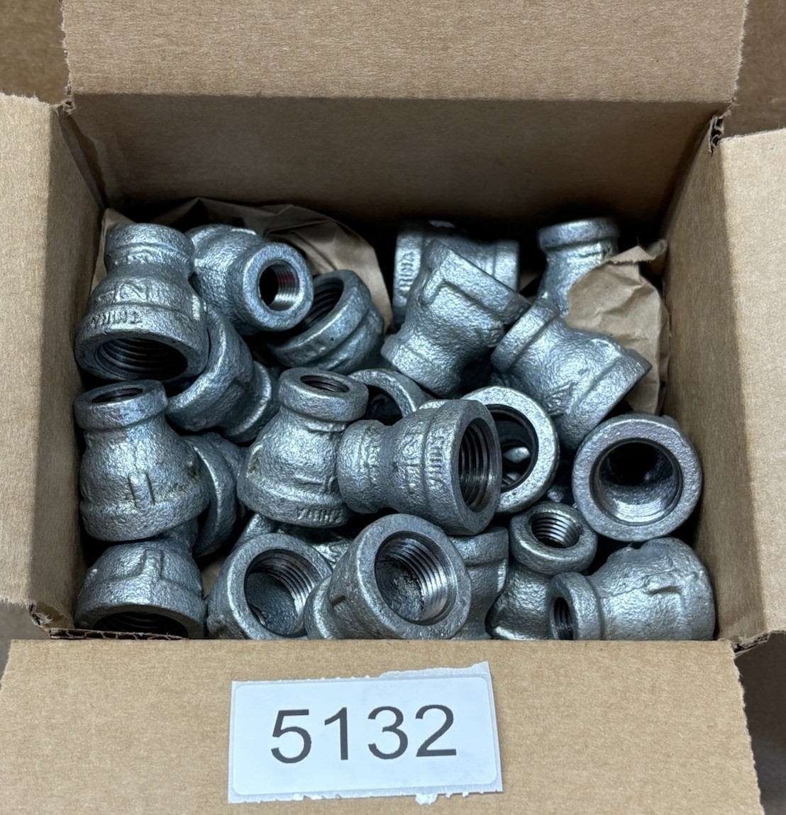 Galvanized Bell Reducer 1/2” - 1/4” Reducing Coupler Lot of 30